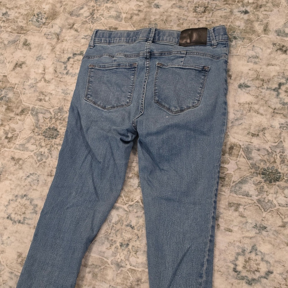 DKNY Jeans Womens 28/6 Bleecker Shaping Skinny High Rise Medium Wash Blue Denim